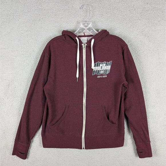 Into The Badlands Series Hoodie Jacket Adult Medium Maroon Cast And Crew AMC - Picture 1 of 11